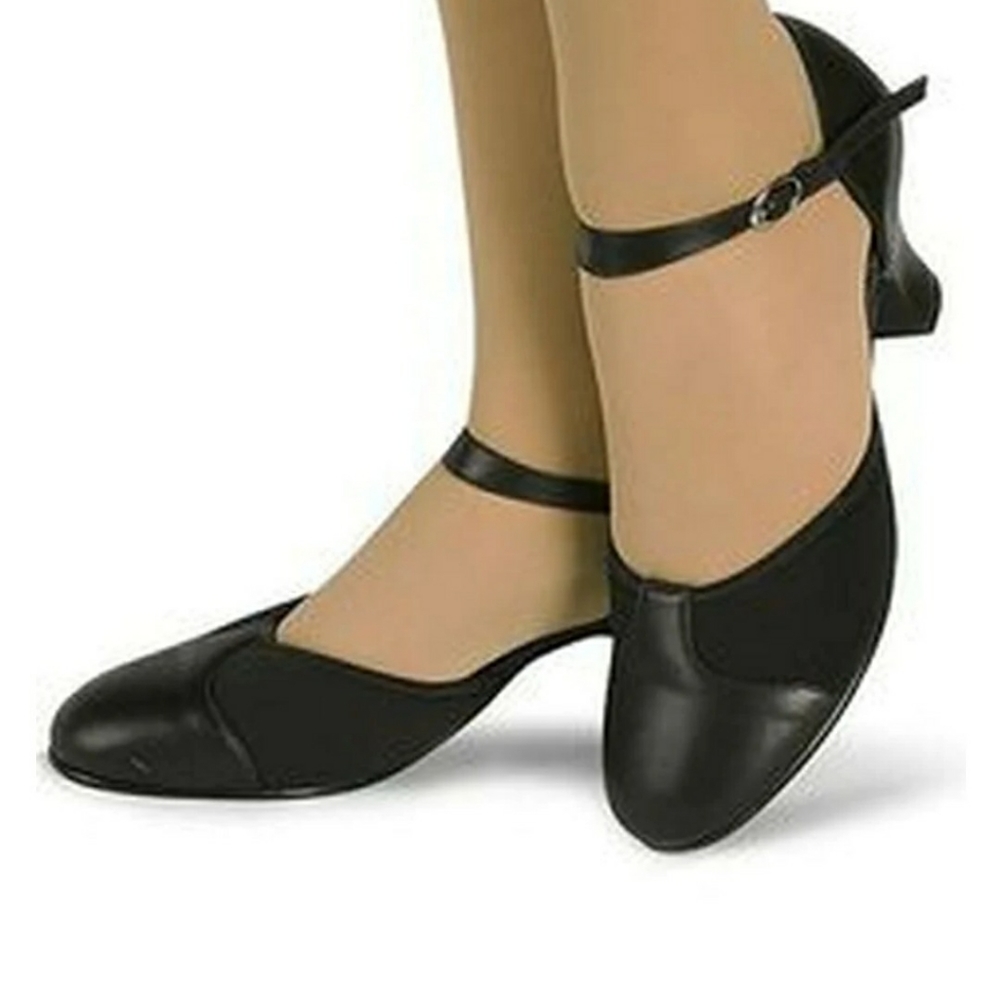 Black Capezio Piccadilly 655 Character Shoes Size 7M